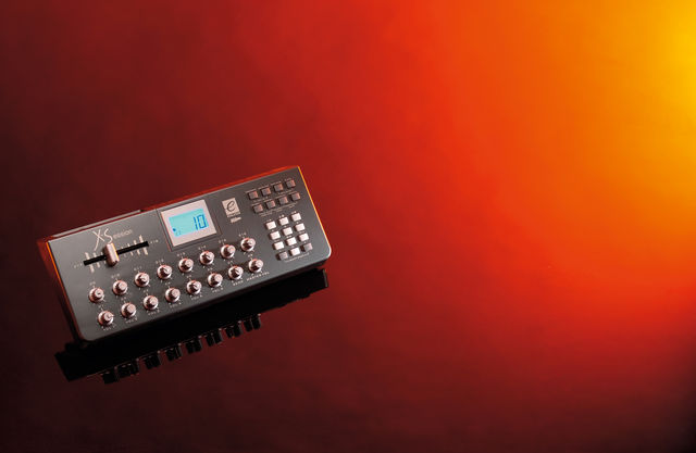 The X-Session controller is just the right size.